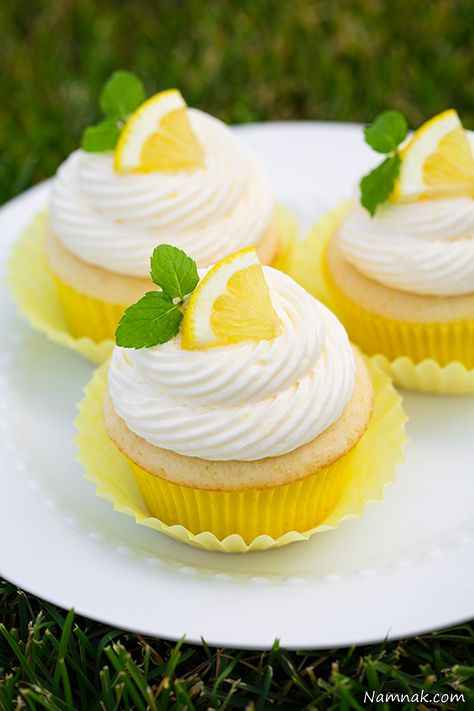 کاپ کیک لیمویی